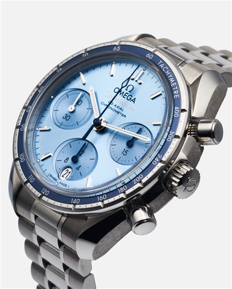 omega speedmaster ice blue